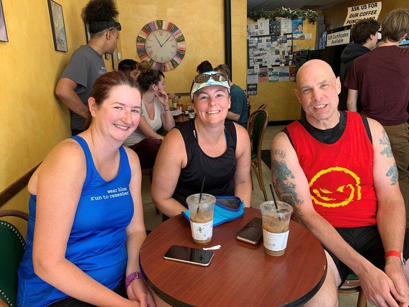 Local runners honored to 'wear blue' to remember in Marine Corps Marathon